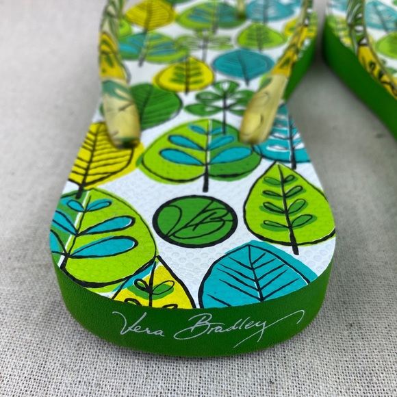 Vera Bradley Thongs Flip Flop Sandals Size 5-6 - Picture 11 of 13